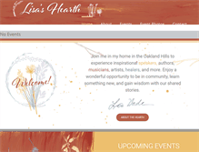 Tablet Screenshot of lisashearth.com